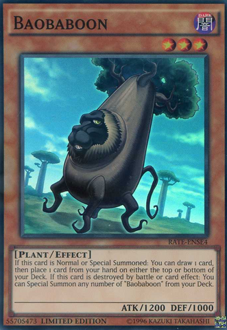 Baobaboon [RATE-ENSE4] Super Rare Yu-Gi-Oh!
