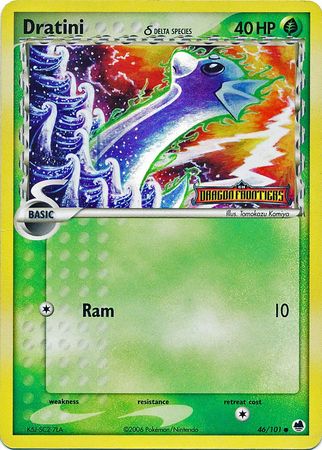 Dratini (46/101) (Delta Species) (Stamped) [EX: Dragon Frontiers] Pokémon