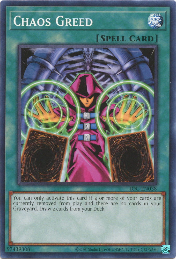 Chaos Greed (25th Anniversary) [IOC-EN038] Common Yu-Gi-Oh!