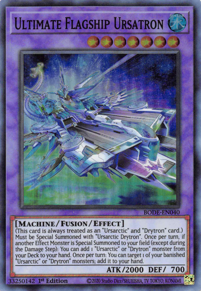Ultimate Flagship Ursatron [BODE-EN040] Super Rare Yu-Gi-Oh!