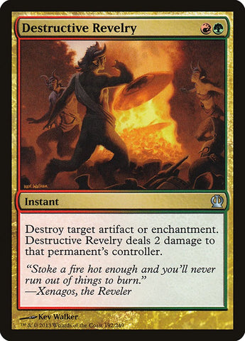 Destructive Revelry [Theros] Magic: The Gathering