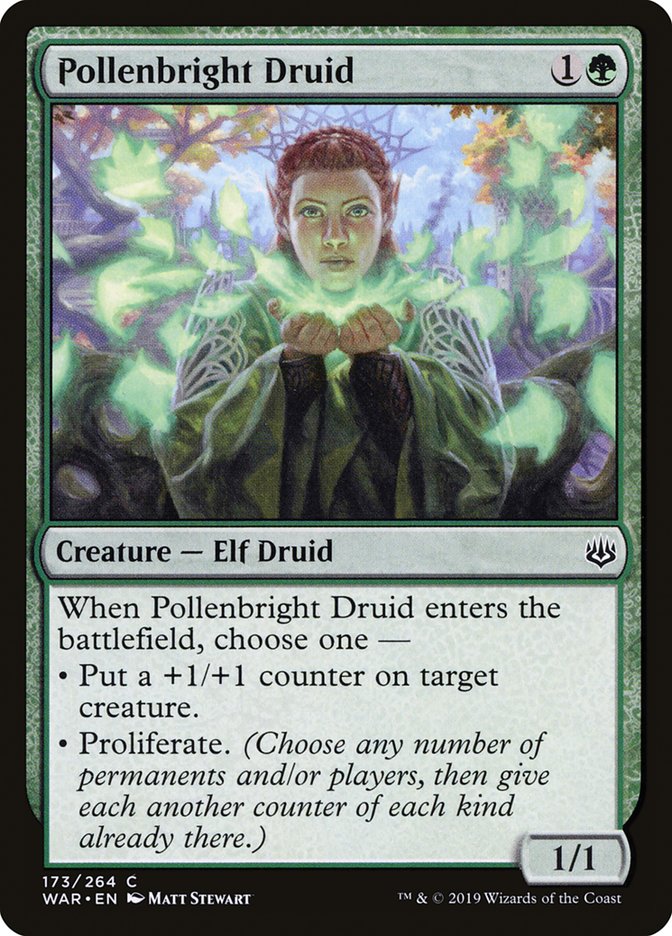 Pollenbright Druid [War of the Spark] Magic: The Gathering