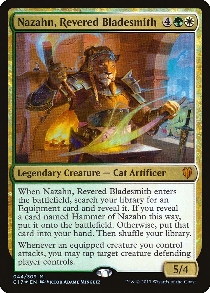 Nazahn, Revered Bladesmith [Commander 2017] Magic: The Gathering