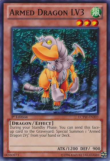 Armed Dragon LV3 [LCYW-EN203] Common Yu-Gi-Oh!