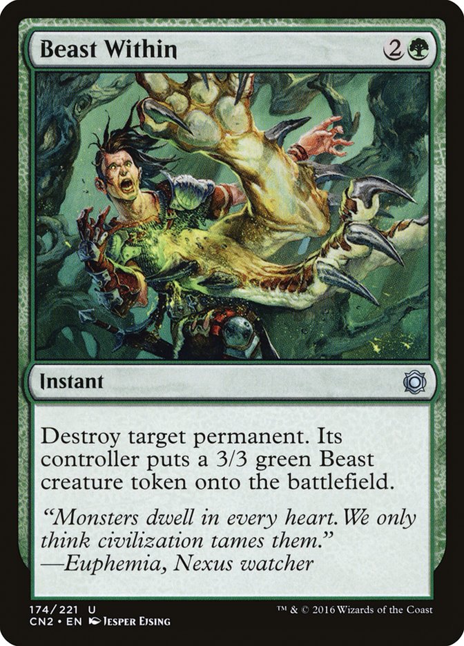Beast Within [Conspiracy: Take the Crown] Magic: The Gathering