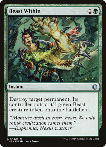 Beast Within [Conspiracy: Take the Crown] Magic: The Gathering