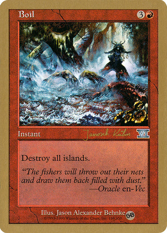 Boil (Janosch Kuhn) (SB) [World Championship Decks 2000] Magic: The Gathering