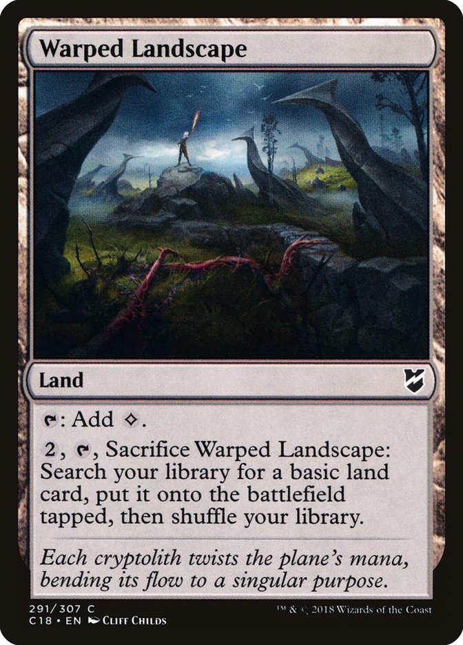 Warped Landscape [Commander 2018] Magic: The Gathering
