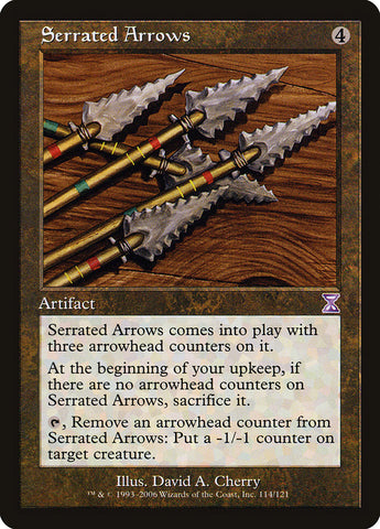 Serrated Arrows [Time Spiral Timeshifted] Magic: The Gathering