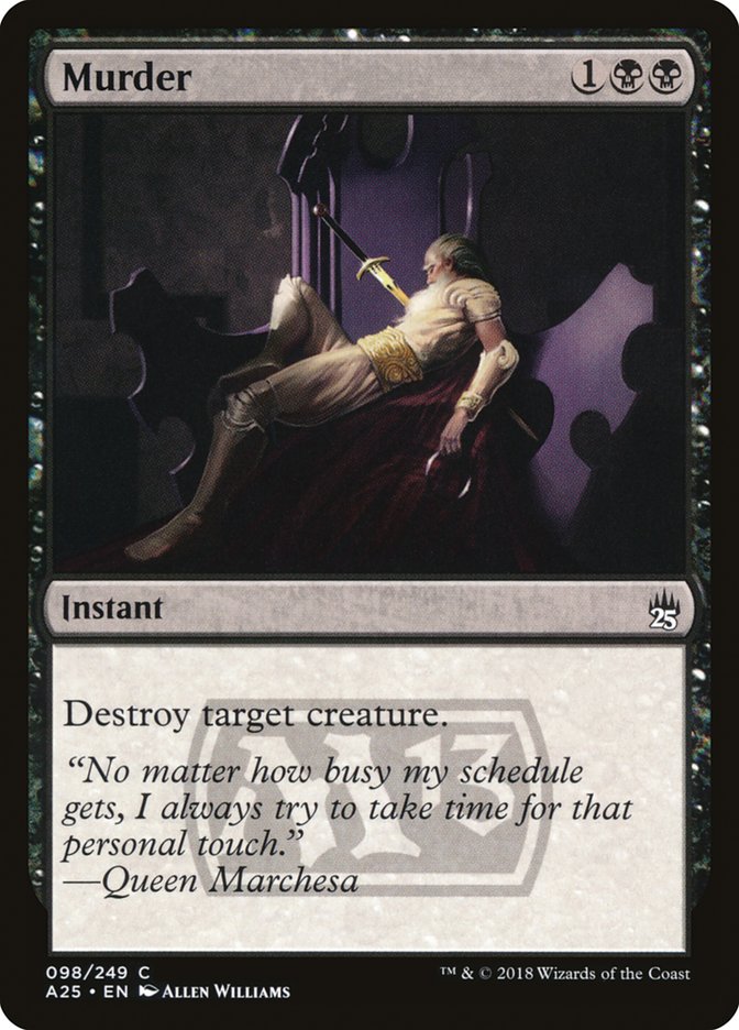 Murder [Masters 25] Magic: The Gathering