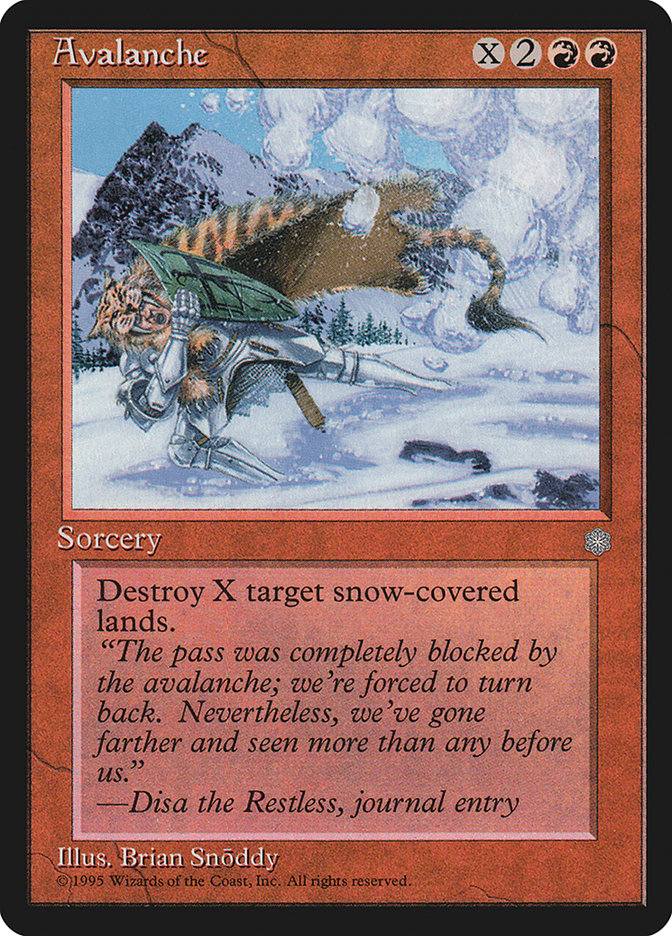 Avalanche [Ice Age] Magic: The Gathering