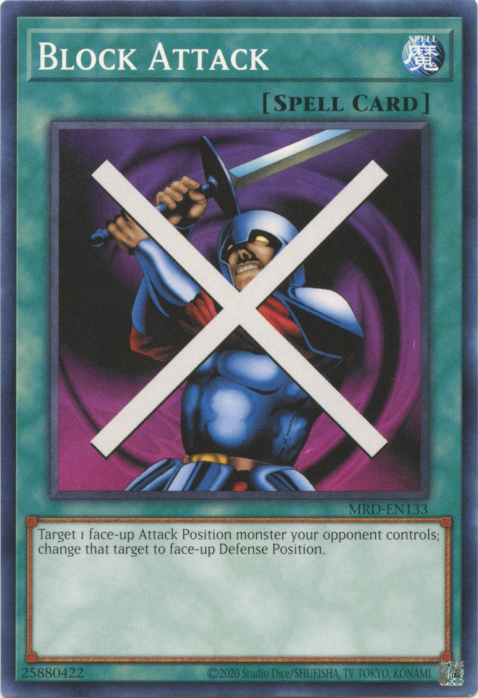 Block Attack (25th Anniversary) [MRD-EN133] Common Yu-Gi-Oh!