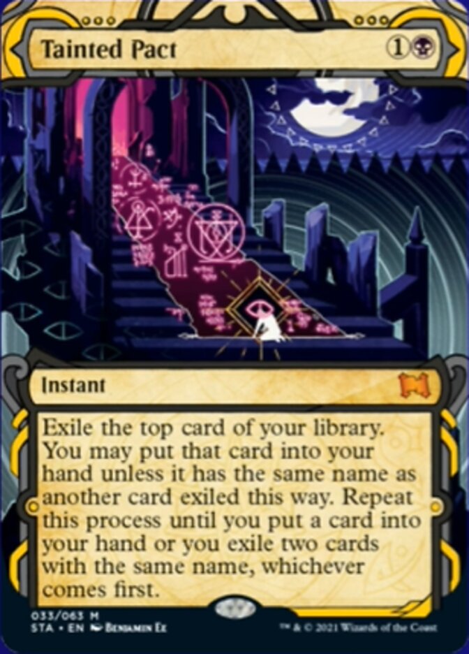 Tainted Pact (Foil Etched) [Strixhaven: School of Mages Mystical Archive] Magic: The Gathering