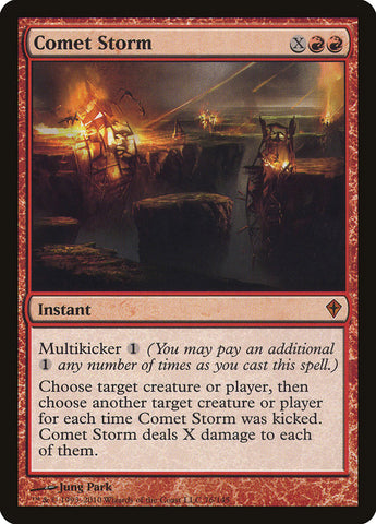 Comet Storm [Worldwake] Magic: The Gathering