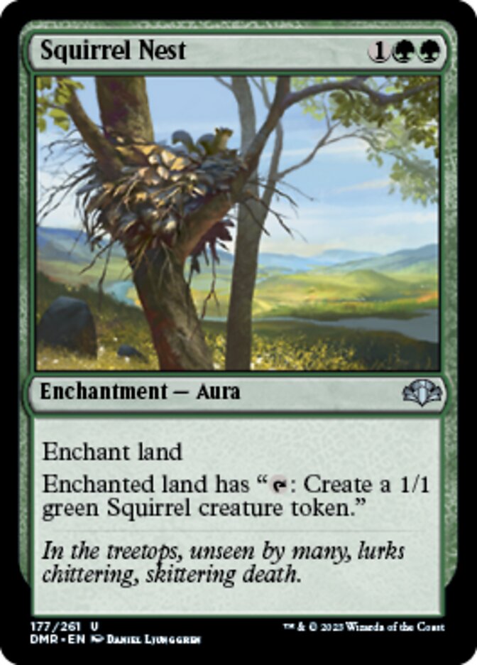 Squirrel Nest [Dominaria Remastered] Magic: The Gathering