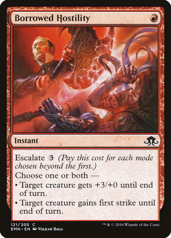 Borrowed Hostility [Eldritch Moon] Magic: The Gathering