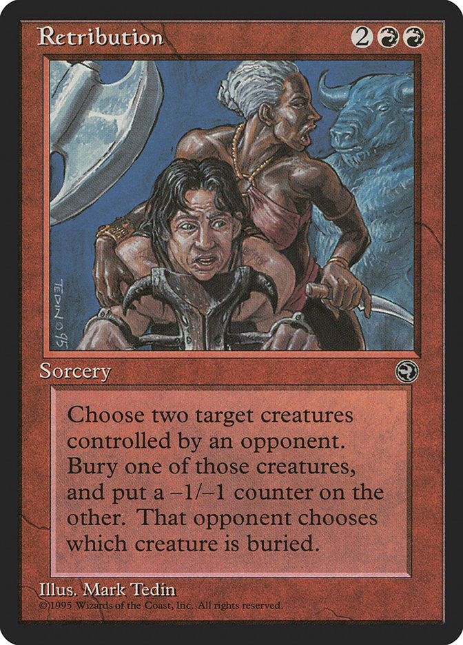Retribution [Homelands] Magic: The Gathering