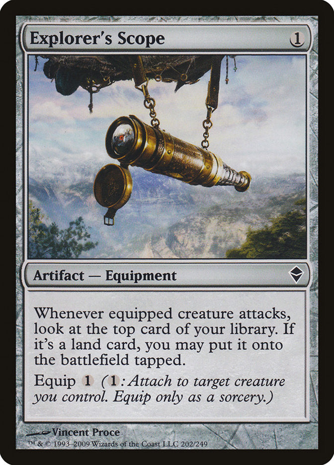 Explorer's Scope [Zendikar] Magic: The Gathering