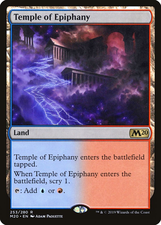 Temple of Epiphany [Core Set 2020] Magic: The Gathering