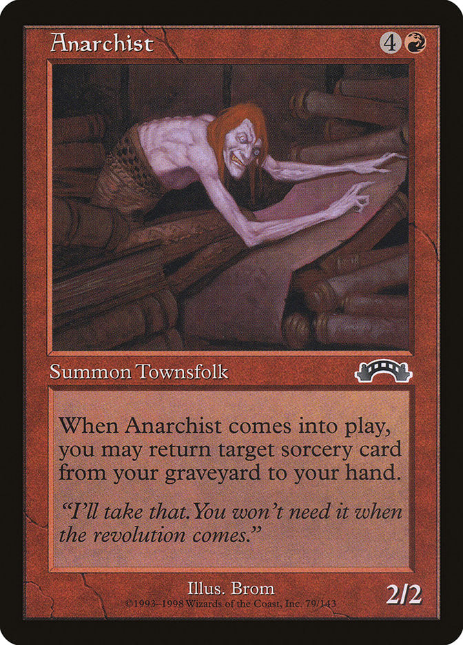 Anarchist [Exodus] Magic: The Gathering