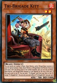Tri-Brigade Kitt [BLVO-EN010] Super Rare Yu-Gi-Oh!