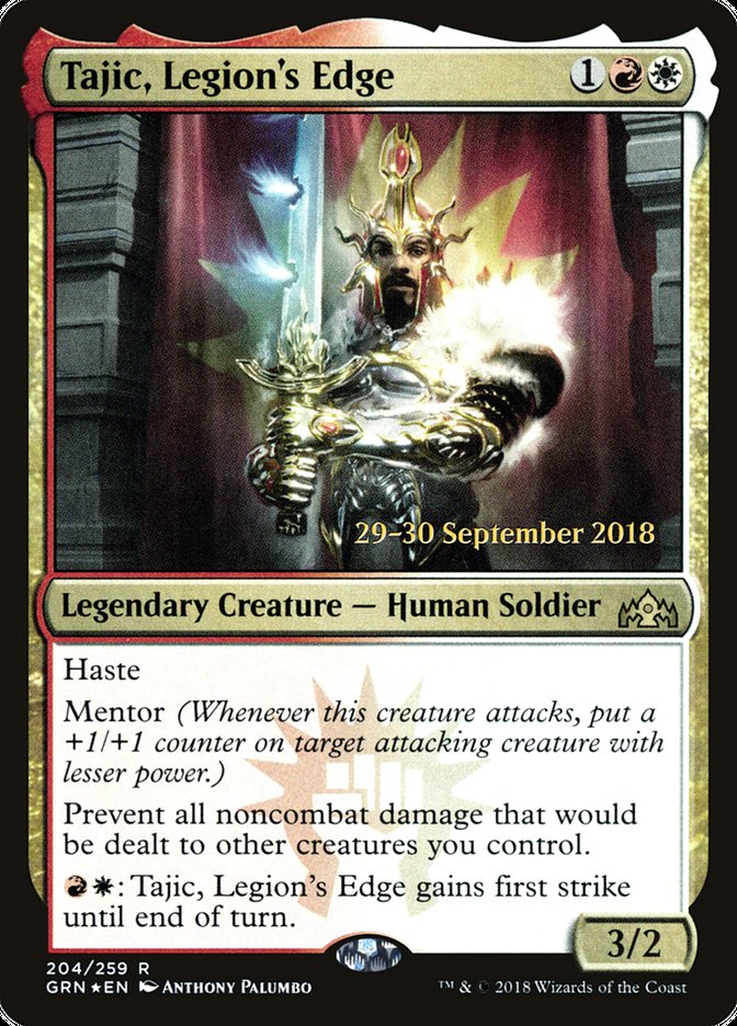 Tajic, Legion's Edge [Guilds of Ravnica Prerelease Promos] Magic: The Gathering