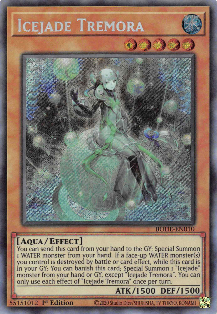 Icejade Tremora [BODE-EN010] Secret Rare Yu-Gi-Oh!