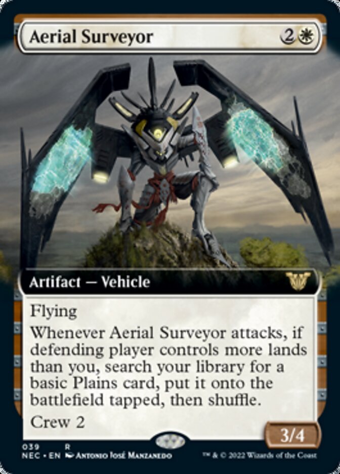 Aerial Surveyor (Extended Art) [Kamigawa: Neon Dynasty Commander] Magic: The Gathering