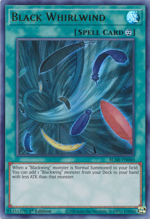 Black Whirlwind [BLAR-EN060] Ultra Rare Yu-Gi-Oh!