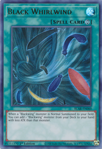 Black Whirlwind [BLAR-EN060] Ultra Rare Yu-Gi-Oh!