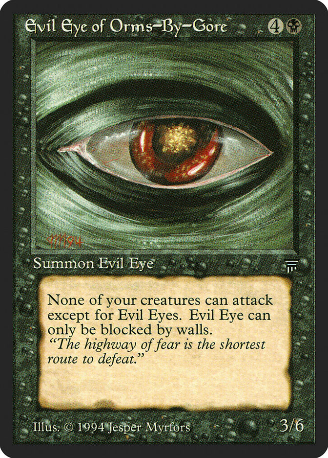 Evil Eye of Orms-by-Gore [Legends] Magic: The Gathering