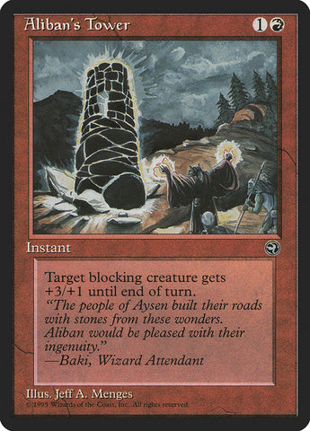 Aliban's Tower (Baki Flavor Text) [Homelands] Magic: The Gathering