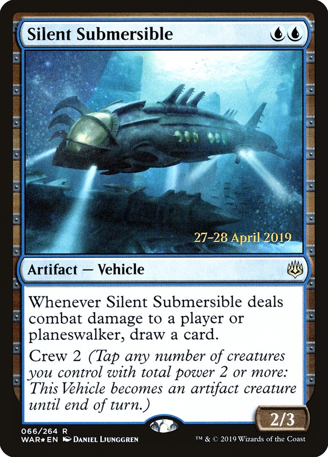 Silent Submersible [War of the Spark Prerelease Promos] Magic: The Gathering