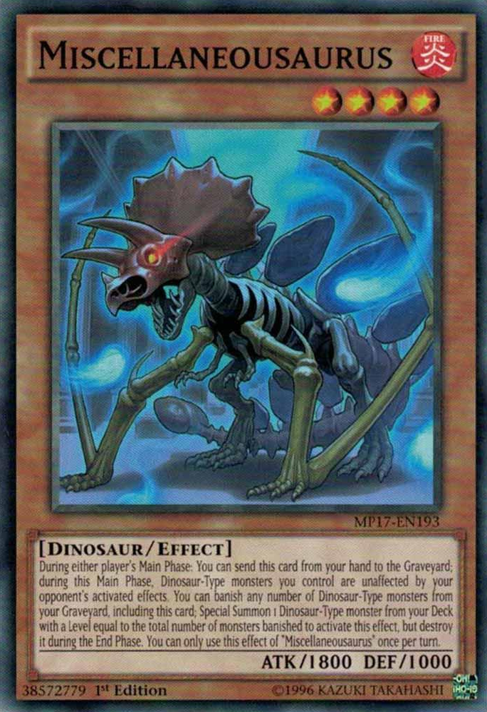 Miscellaneousaurus [MP17-EN193] Common Yu-Gi-Oh!