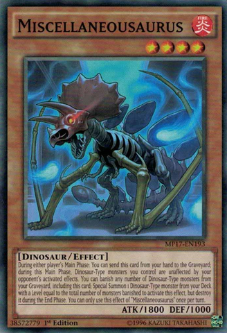 Miscellaneousaurus [MP17-EN193] Common Yu-Gi-Oh!
