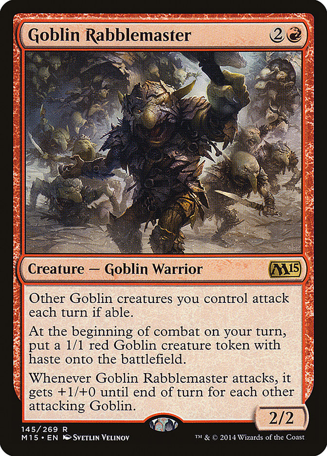 Goblin Rabblemaster [Magic 2015] Magic: The Gathering