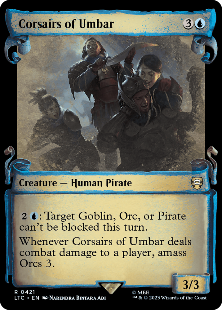 Corsairs of Umbar [The Lord of the Rings: Tales of Middle-Earth Commander Showcase Scrolls] Magic: The Gathering