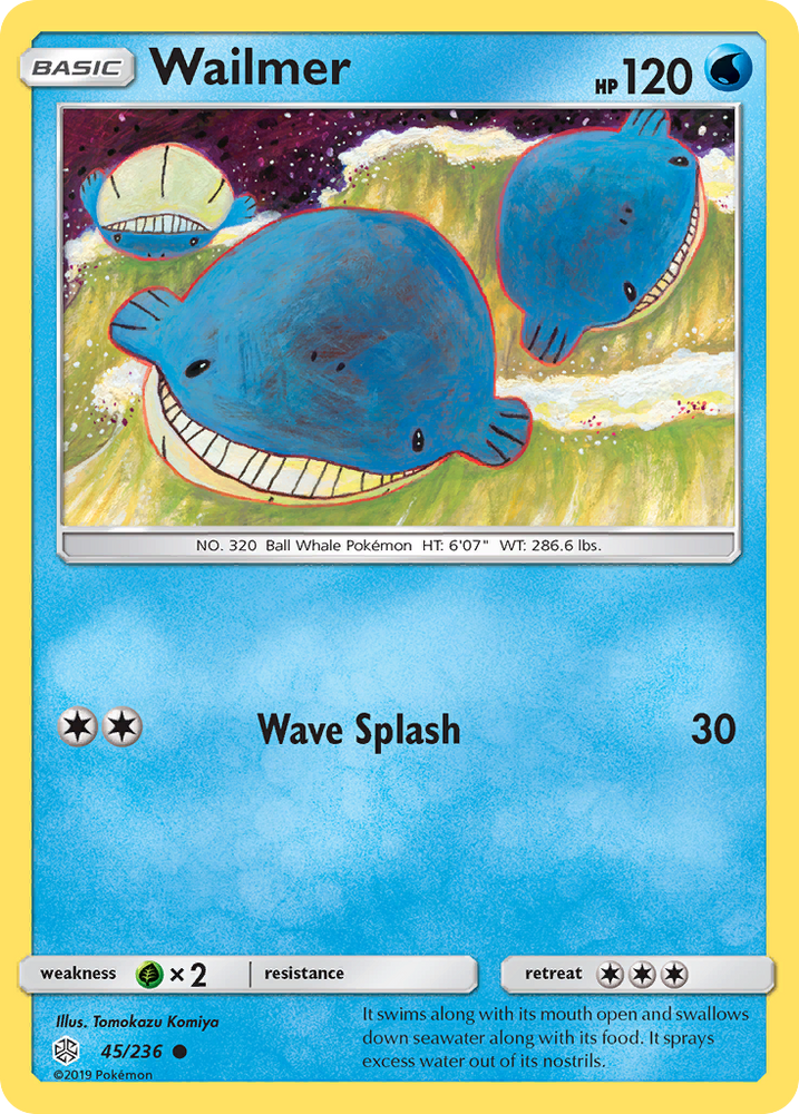 Wailmer (45/236) [Sun & Moon: Cosmic Eclipse] Pokémon