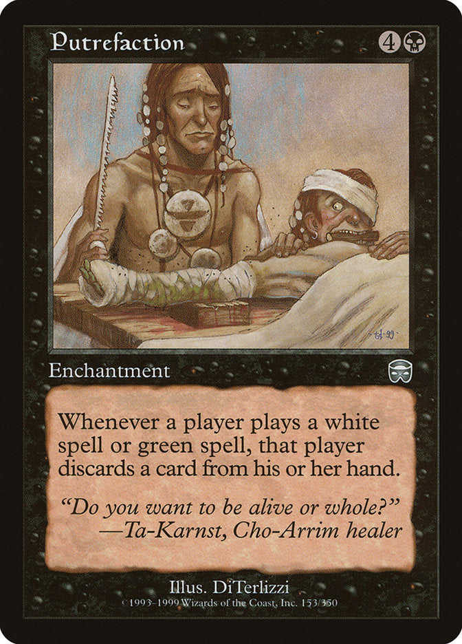 Putrefaction [Mercadian Masques] Magic: The Gathering