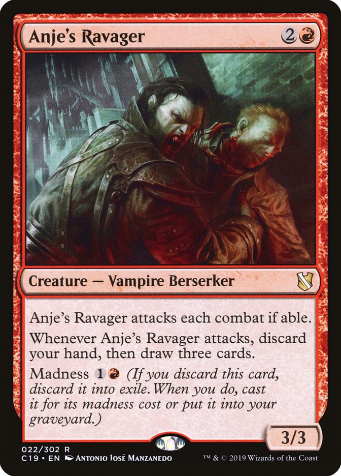 Anje's Ravager [Commander 2019] Magic: The Gathering