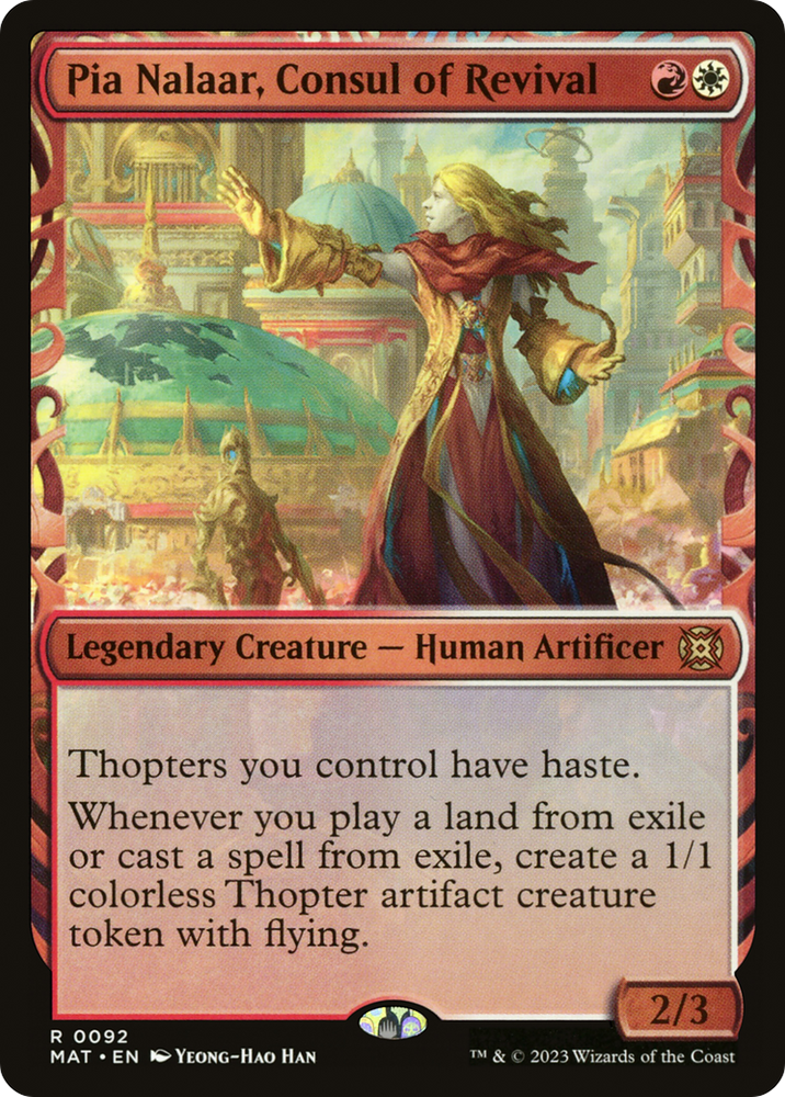 Pia Nalaar, Consul of Revival (Showcase) [March of the Machine: The Aftermath] Magic: The Gathering