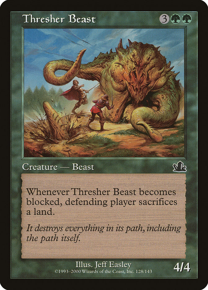 Thresher Beast [Prophecy] Magic: The Gathering