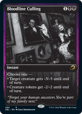 Bloodline Culling [Innistrad: Double Feature] Magic: The Gathering