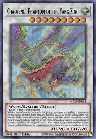 Chaofeng, Phantom of the Yang Zing [KICO-EN041] Super Rare Yu-Gi-Oh!