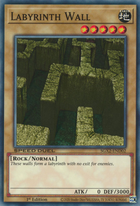 Labyrinth Wall [SGX2-END02] Common Yu-Gi-Oh!