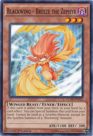 Blackwing - Breeze the Zephyr [LC5D-EN122] Common Yu-Gi-Oh!