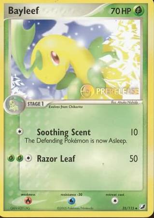 Bayleef (35/115) (Prerelease Promo) [Nintendo: Black Star Promos] Pokémon