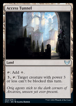 Access Tunnel [Strixhaven: School of Mages] Magic: The Gathering
