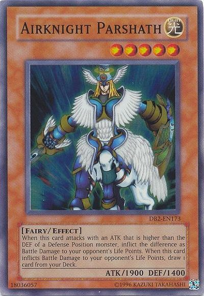 Airknight Parshath [DB2-EN173] Super Rare Yu-Gi-Oh!