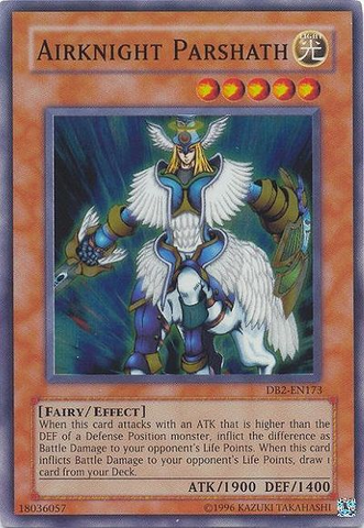 Airknight Parshath [DB2-EN173] Super Rare Yu-Gi-Oh!